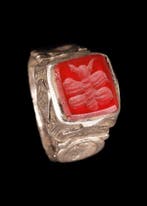 Islamitische Ottomaanse/Bedoeïenenstijl zilveren metaal Ring