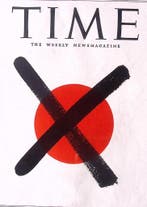 Cover Time Magazine1945 - Japanse vlag met kruis, Verzamelen, Verzenden