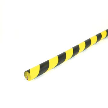 Stootrand foam, model 2 – 1 meter - Geel & Zwart -, Verzenden