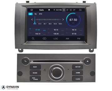 Navigatie Peugeot 407 carkit android 15 apple carplay usb, Ophalen of Verzenden, Nieuw