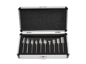 Wolfraamcarbide Frees Set - 10 Delig Metaalfrees - Frezen -, Ophalen of Verzenden, Nieuw
