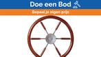 Bieden: Vetus KWL55 Steering wheel with mahogany hoop and r, Watersport en Boten, Bootonderdelen, Ophalen of Verzenden, Nieuw
