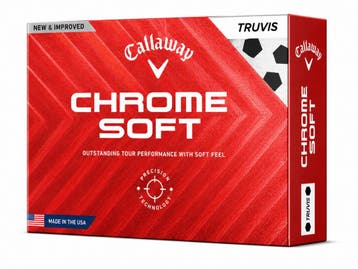 Callaway Chrome Soft Truvis - al bedrukt met logo, Ophalen of Verzenden, Nieuw