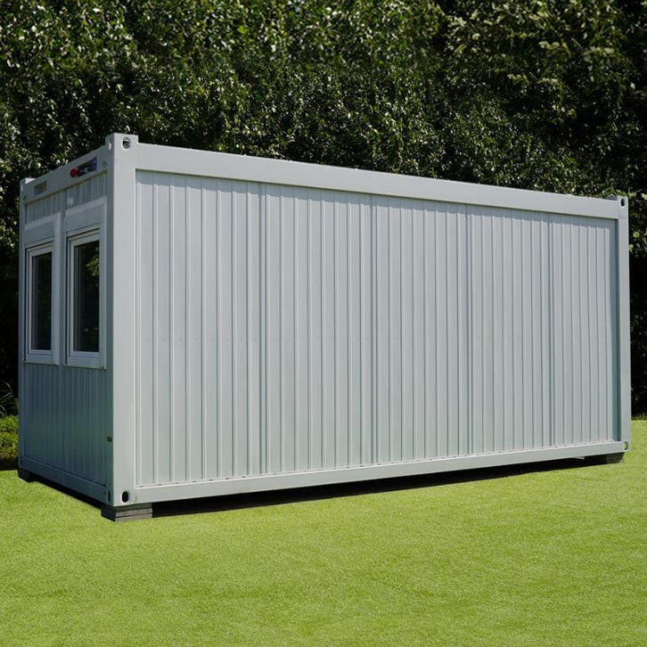 Ontdek nu de voordelige Directie keet van 6x2,43m - Prefab!, Doe-het-zelf en Verbouw, Bouwketen en Schaftketen, Nieuw