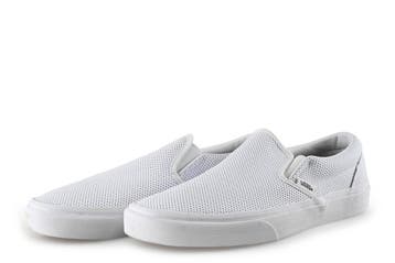 Vans Instappers in maat 40½ Wit, Verzenden, Wit, Overige typen, Zo goed als nieuw