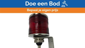Bieden: Forcato 45R-1933 stainless steel RED navigation lig, Ophalen of Verzenden, Nieuw, Elektra en Verlichting, Zeilboot of Motorboot
