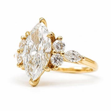 Zonder minimumprijs - Ring - 14 karaat Geel goud - 2.32ct., Nieuw