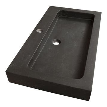 Brauer Lava Wastafel - 80 cm - met 1 Spoelbak en 1 Kraangat, Ophalen of Verzenden, Nieuw