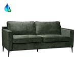 Jasmijn 3-zitsbank, velvet stof, Huis en Inrichting, Ophalen of Verzenden, Nieuw