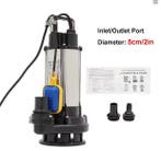 Roestvrijstalen Dompelpomp 1500W 36.000 l/u IP68 Waterdicht, Tuin en Terras, Verzenden, Nieuw