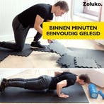 2dekans | Zoluko Puzzelmat - 60x60x1.2 cm - 12 stuks -, Ophalen of Verzenden, Zo goed als nieuw