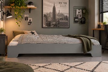 Rockwood® Montessori Vloerbed Solo Grijs 1 bed, Ophalen of Verzenden, Nieuw