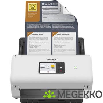 Brother ADS-4550W ADF-scanner 600 x 600 DPI Zwart, Wit, Verzenden, Nieuw, Brother