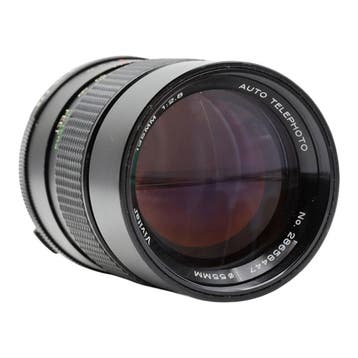 Vivitar 135mm f/2.8 Auto Telephoto O/OM-mount objectief, Verzenden, Gebruikt, Telelens