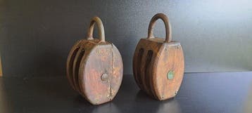 Werkgereedschap (2) - Wooden Pulleys