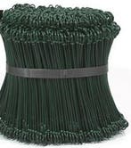 dril binders geplasticifeerd groen 1,4 x 120mm - 1000 stuks, Ophalen of Verzenden, Nieuw