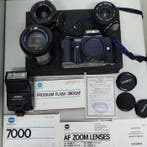 Minolta 7000 AF + 4/35–70mm + 3,5-4,5/70–210mm + Sigma, Nieuw