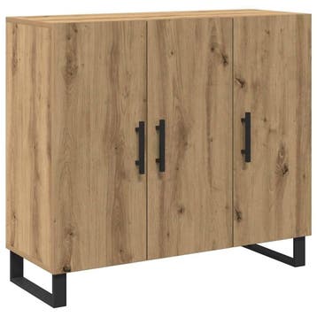Modern Dressoir Eiken look - Retourdeal 63% voordeliger, Gebruikt, Modern, 25 tot 50 cm, Overige houtsoorten