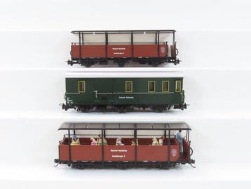 Liliput H0e - L344412/L344400 - Modeltrein personenwagen (3), Nieuw