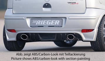 Rieger achteraanzetstuk | Corsa C: 06.03- (vanaf Facelift) -, Auto-onderdelen, Verzenden, Nieuw, Opel