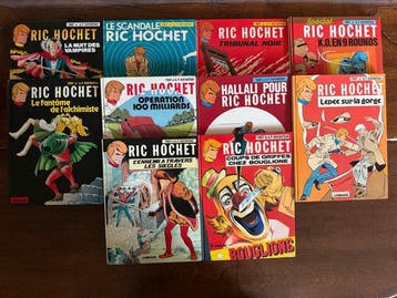 Ric Hochet T25 à T34 - 10x C - EO/Ré - 10 Album - 1978/1982, Nieuw