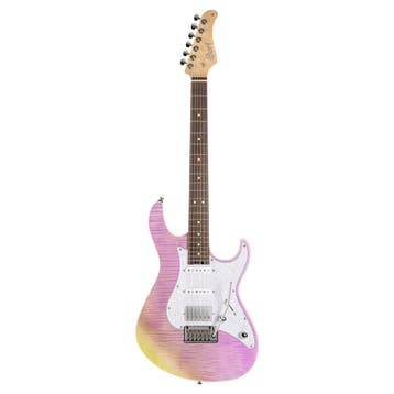 Cort G280STCB ST-Style Elektrische Gitaar Purple, Ophalen of Verzenden, Nieuw