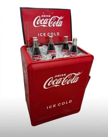 Kabinet - Staal - XL vriezer CocaCola
