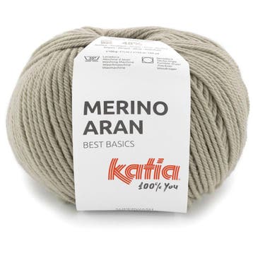 Katia Merino Aran - 106 zandbeige - Merinogaren, Ophalen of Verzenden, Nieuw