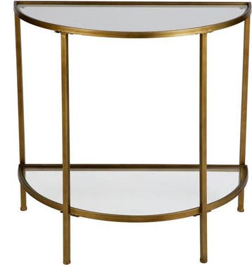 WOOOD Goddess Sidetable - Metaal - Antique Brass - 75x37x75, Verzenden, Nieuw