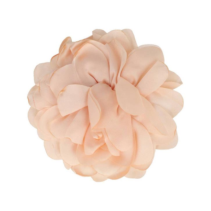 Haarspeld Duckklem 10cm – Haarbloem – Gladde Stof – Perzik, Sieraden, Tassen en Uiterlijk, Uiterlijk | Haarverzorging