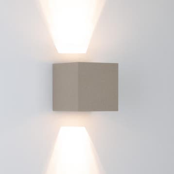 Reach Up en Down Muurlamp Champagne kubus met LED, Nieuw, Modern, Led, Plafondspot of Wandspot