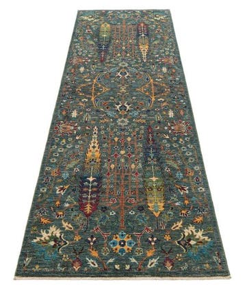 Designer tapijt - Lebensbaum - Meesterwerk - Loper - 248 cm, Nieuw