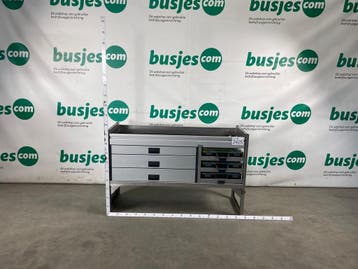 Aluca aluminium bedrijfswageninrichting gebruikt (nr 2425), Ophalen of Verzenden