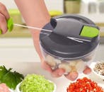 Handmatige groentehakker met trekkoord – 500 of 900 ml, Verzenden, Nieuw