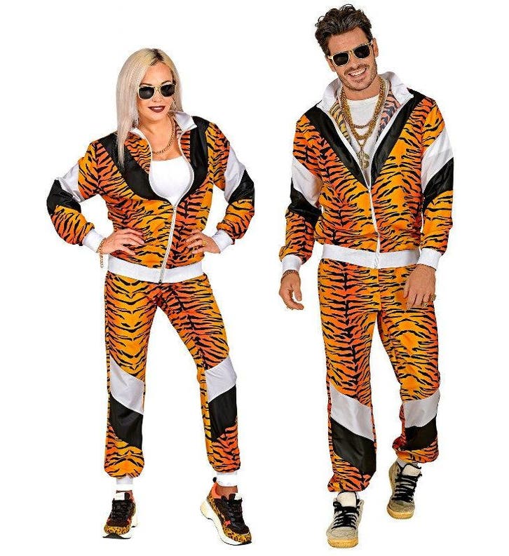 Trainingspak Tijgerprint - XXL, Kleding | Dames, Carnavalskleding en Feestkleding, Verzenden