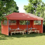 vidaXL Partytent Terracotta 292 x 580 x 315 cm Oxford Stof, Tuin en Terras, Partytenten, Verzenden, Nieuw, Partytent