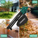 2dekans | VONROC 3-in-1 bladblazer – 3300W – Blazen, Zuigen, Ophalen of Verzenden, Gebruikt
