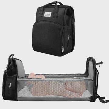 Multifunctionele Luiertas Rugzak met Babybedje - Grote Capac, Verzenden, Nieuw