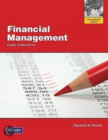 Financial Management - Raymond M. Brooks 9780321609397, Verzenden, Gelezen, Raymond M. Brooks
