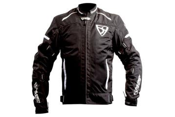 MUGENRACE Fuggire-A Dames Zwart Witte Waterdichte Textieljas, Motoren, Kleding | Motorkleding, Nieuw met kaartje, Jas | textiel