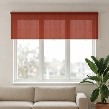 vidaXL Buitenrolgordijn 90% UV-blok Terracotta 240 x 140 cm, Verzenden, Nieuw