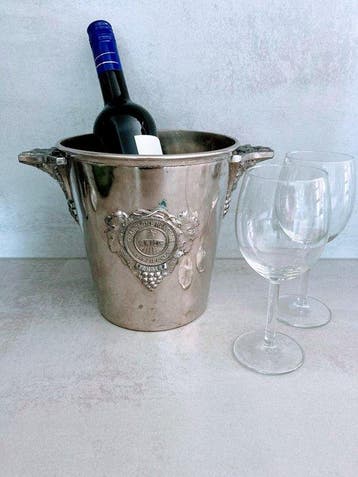 Champagne koeler - nikkel - Reims AGRIT Paris