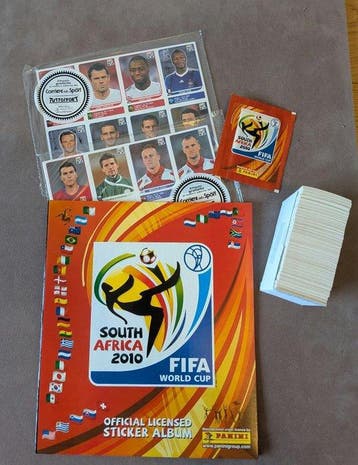2010 Panini Lionel Messi, Cristiano Ronaldo Empty album +, Nieuw