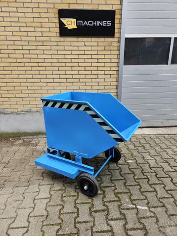 Kiepbak kantelbak spanenbak heftruck 250 liter, Voorzetapparatuur