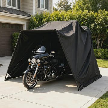 Compacte Motor Garage Tent - 270x105x155cm - Vrijstaande Sta