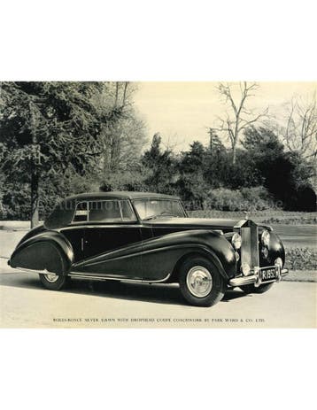 1952 ROLLS ROYCE SILVER DAWN BROCHURE ENGELS, Nieuw, Author