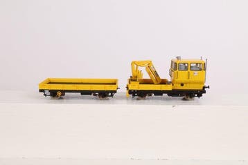 Brawa H0 - 0500/0501 - Treinset (2) - Spooronderhoudswagen, Nieuw