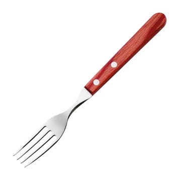 Steakvork | RVS/Hout | Per Stuk | Lengte 210mm Tramontina, Verzenden, Nieuw in verpakking