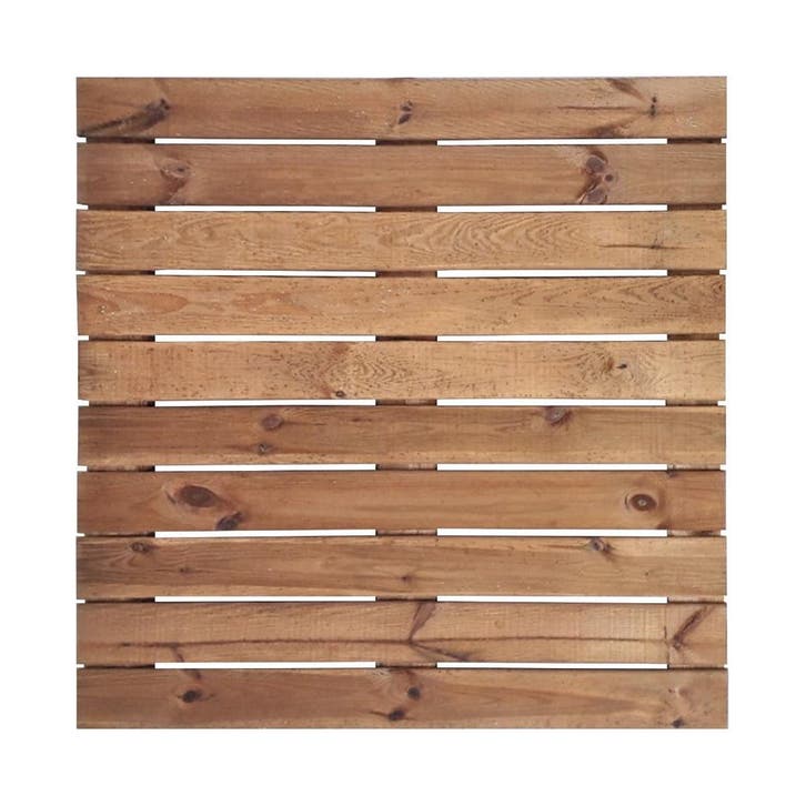 Terrastegel Alba Bruin 100 x 100 cm, Tuin en Terras, Tegels en Klinkers, Nieuw, Hout, Verzenden