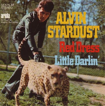 vinyl single 7 inch - Alvin Stardust - Red Dress / Little..., Verzenden, Zo goed als nieuw, 7 inch, Pop